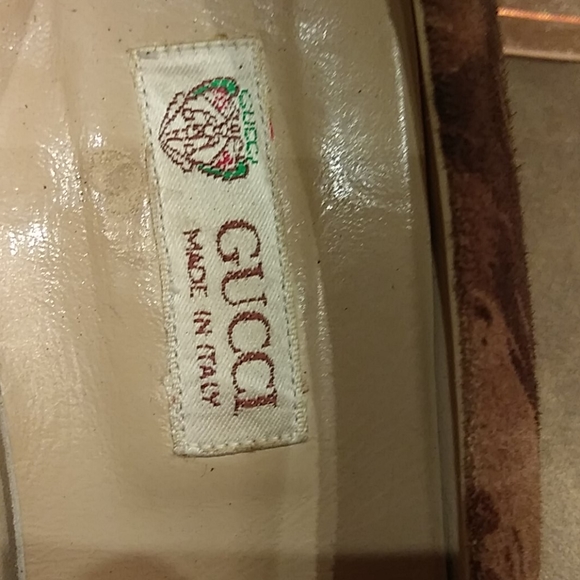 GUCCI SUEDE PUMP SIZE 38.5 (8.5) - Picture 9 of 14